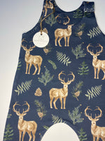 Load image into Gallery viewer, Wild Winter Stag Romper
