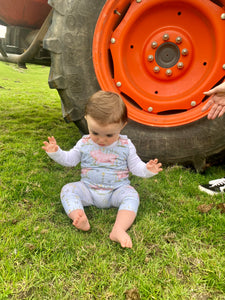 Pesky Pig Footed Romper