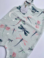 Load image into Gallery viewer, Delicate Dragonflies Short Romper
