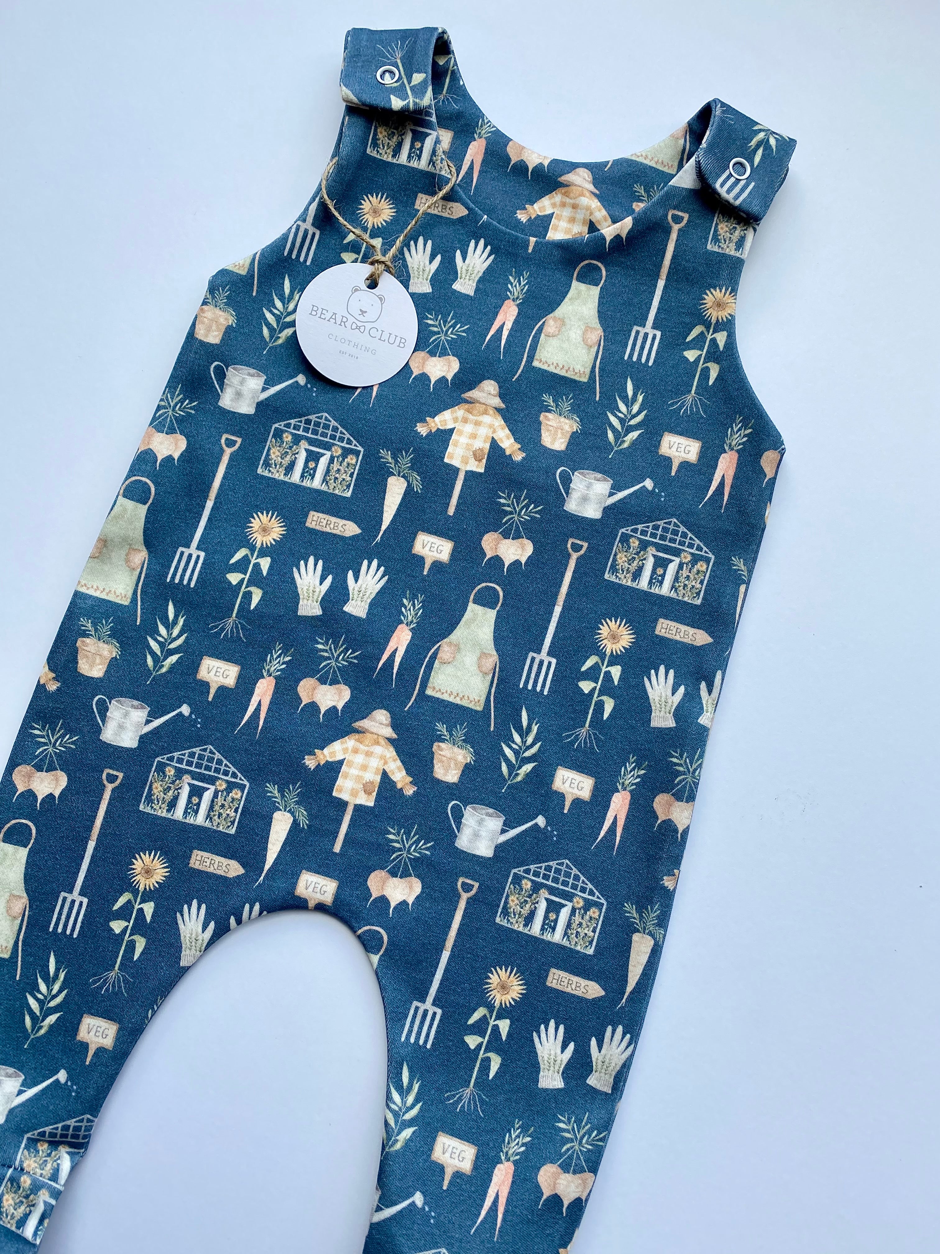 Home Grown Fun Footed Romper