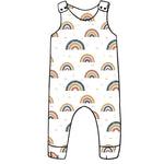 Load image into Gallery viewer, Pastel Rainbows Romper
