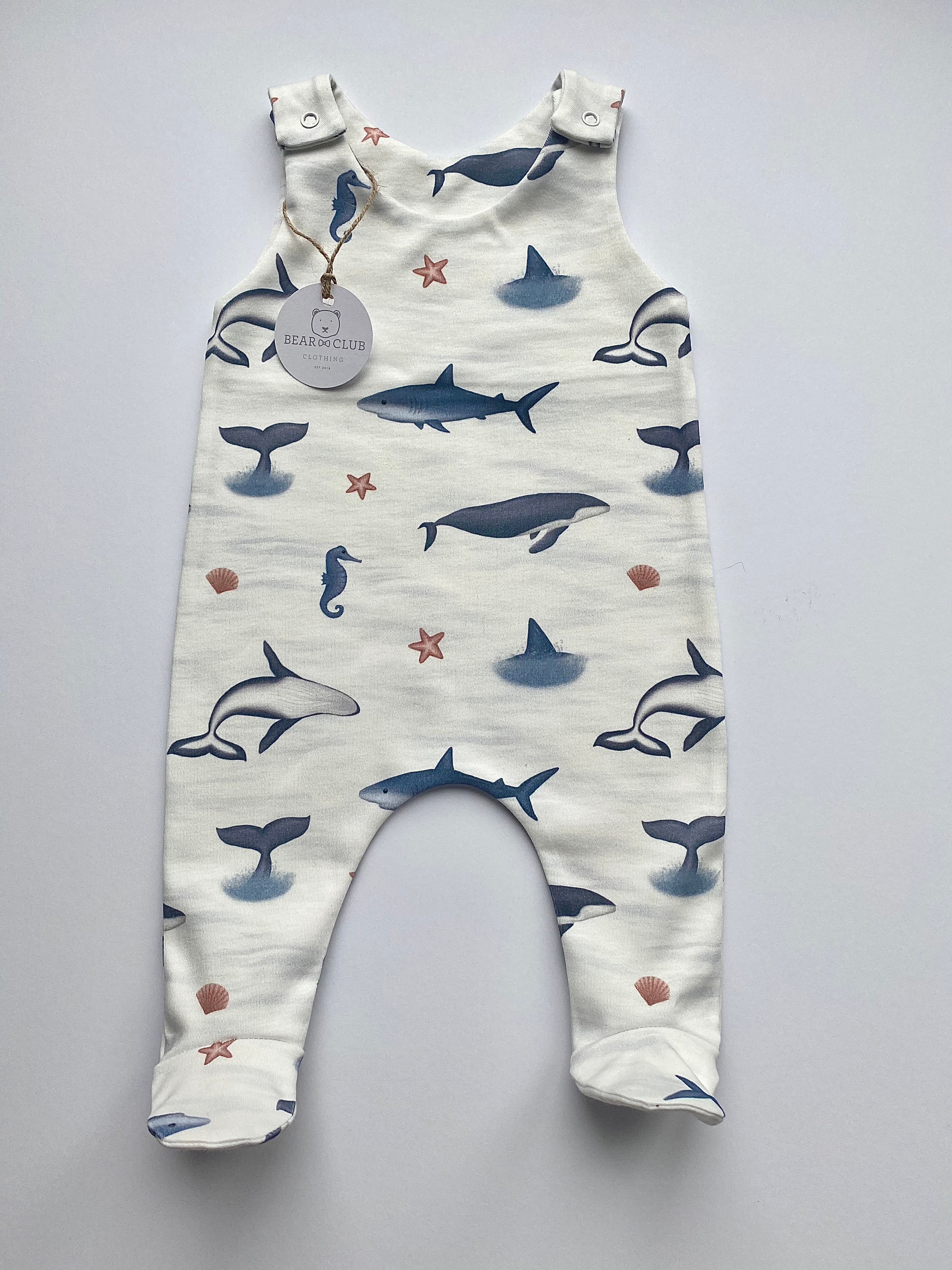 Under the Sea Footed Romper
