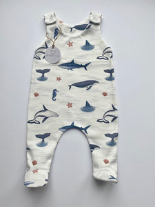 Under the Sea Footed Romper